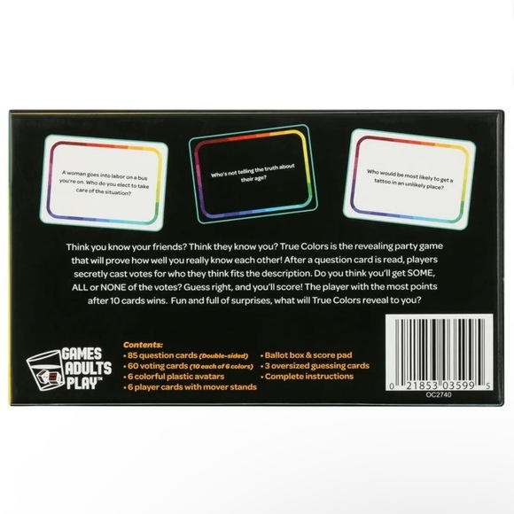 NWT True Colors Card Game - Picture 3 of 3